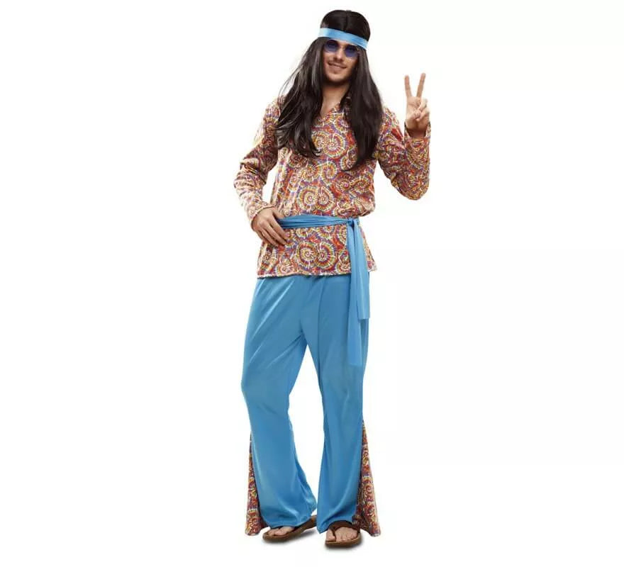 Translation missing: fr.Disfraz de Hippie Psicodélico para hombre