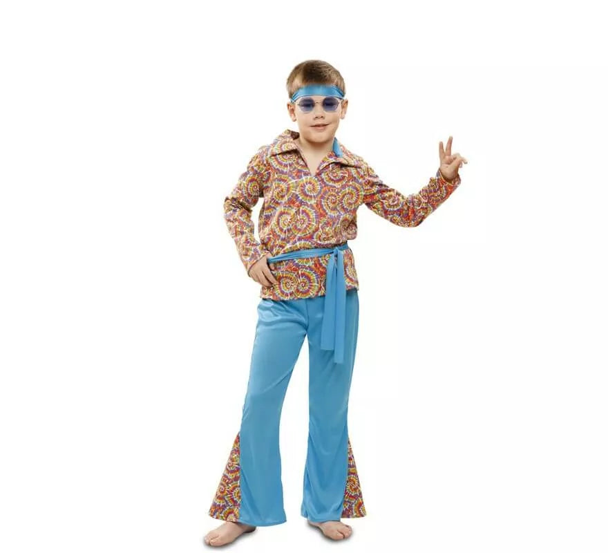 Translation missing: fr.Disfraz de Hippie Psicodélico para niño