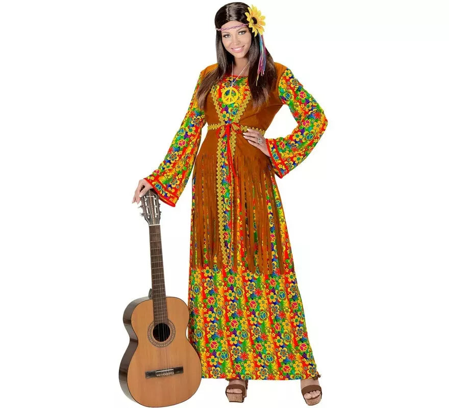 Translation missing: fr.Disfraz de Hippie Símbolo de Paz para mujer