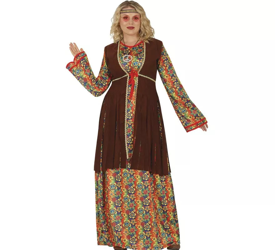 Translation missing: fr.Disfraz de Hippie vestido largo para mujer