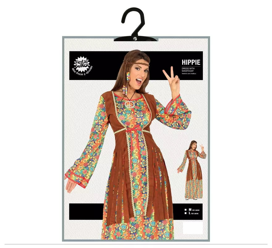 Translation missing: fr.Disfraz de Hippie vestido largo para mujer
