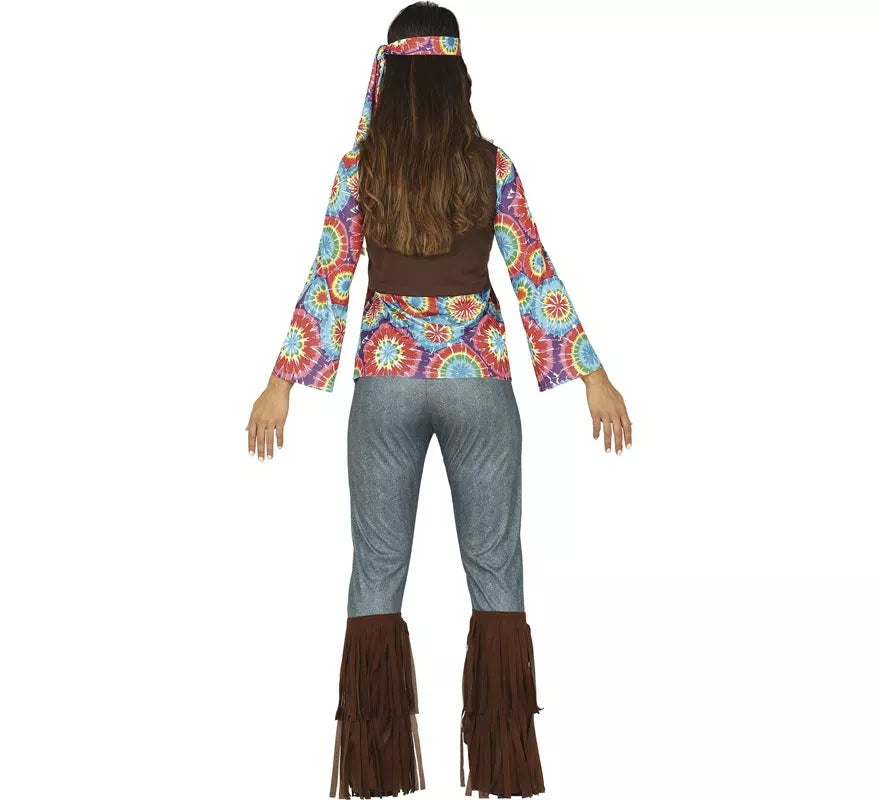 Translation missing: fr.Disfraz de Hippy con Chaleco para mujer