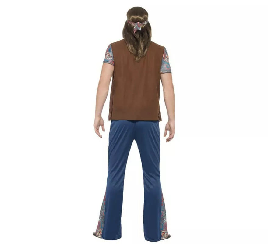 Translation missing: fr.Disfraz de Hippy Multicolor para hombre