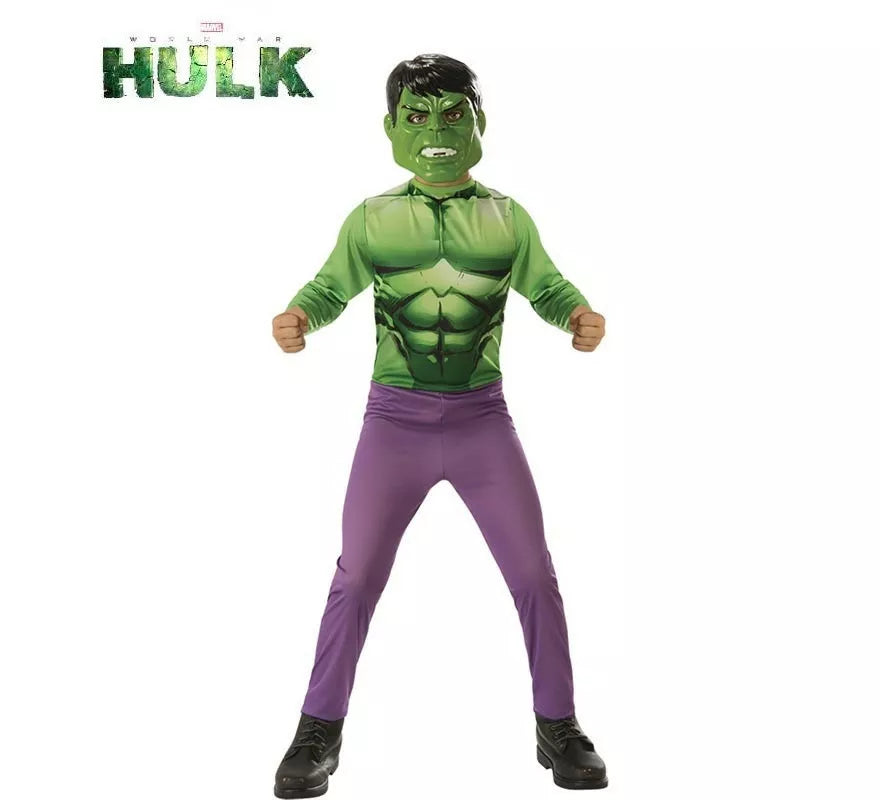 Translation missing: fr.Disfraz de Hulk Opp con máscara en caja para niño