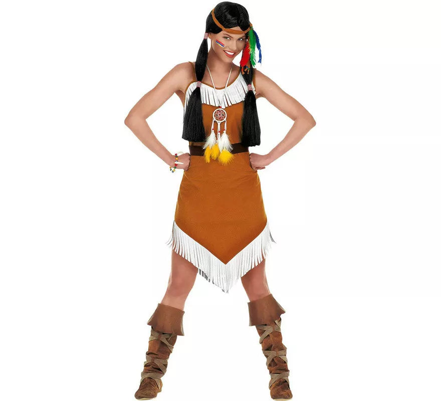 Translation missing: fr.Disfraz de India Comanche con Vestido para mujer