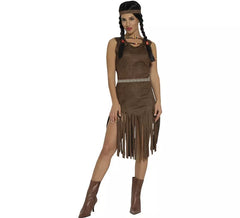 Brown costume indien pour les femmes