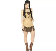 Déguisement Femme Indienne Miwok taille 38-40