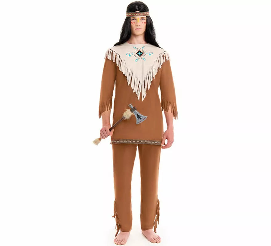 Translation missing: fr.Disfraz de Indio Apache para hombre