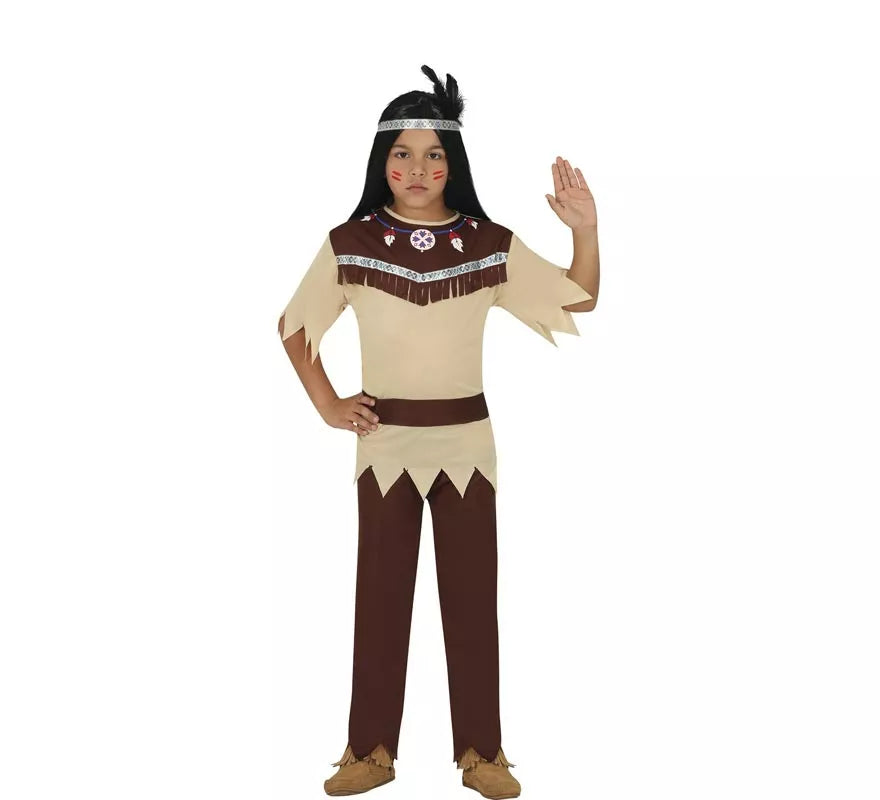 Translation missing: fr.Disfraz de Indio Cherokee para Niños