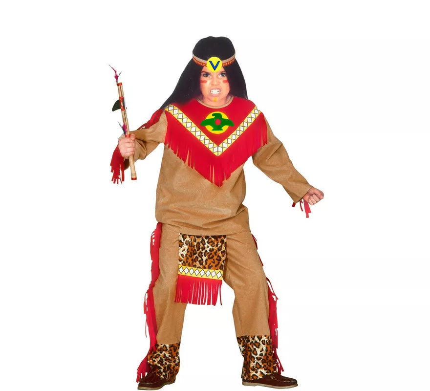 Translation missing: fr.Disfraz de Indio Toro Furioso Cherokee para niño