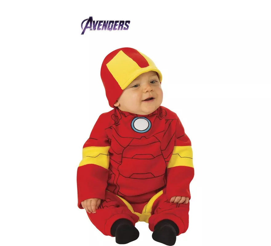 Translation missing: fr.Disfraz de Iron Man con gorro para bebé
