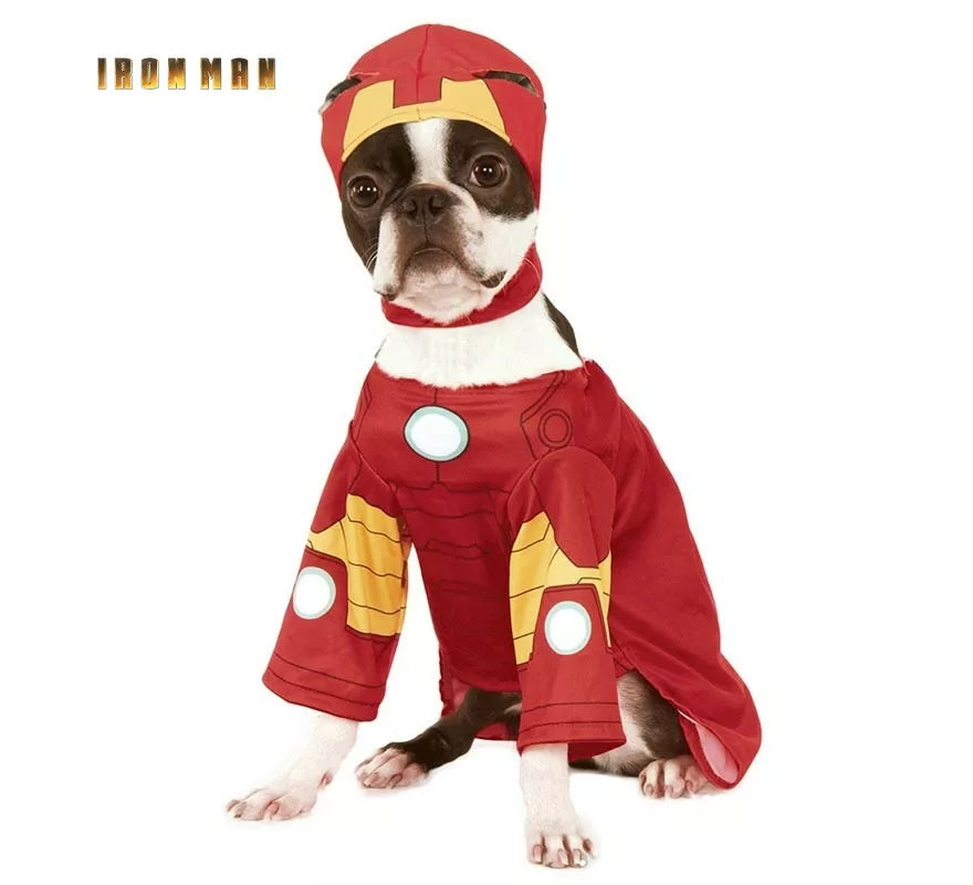Translation missing: fr.Disfraz de Iron Man con gorro para perro