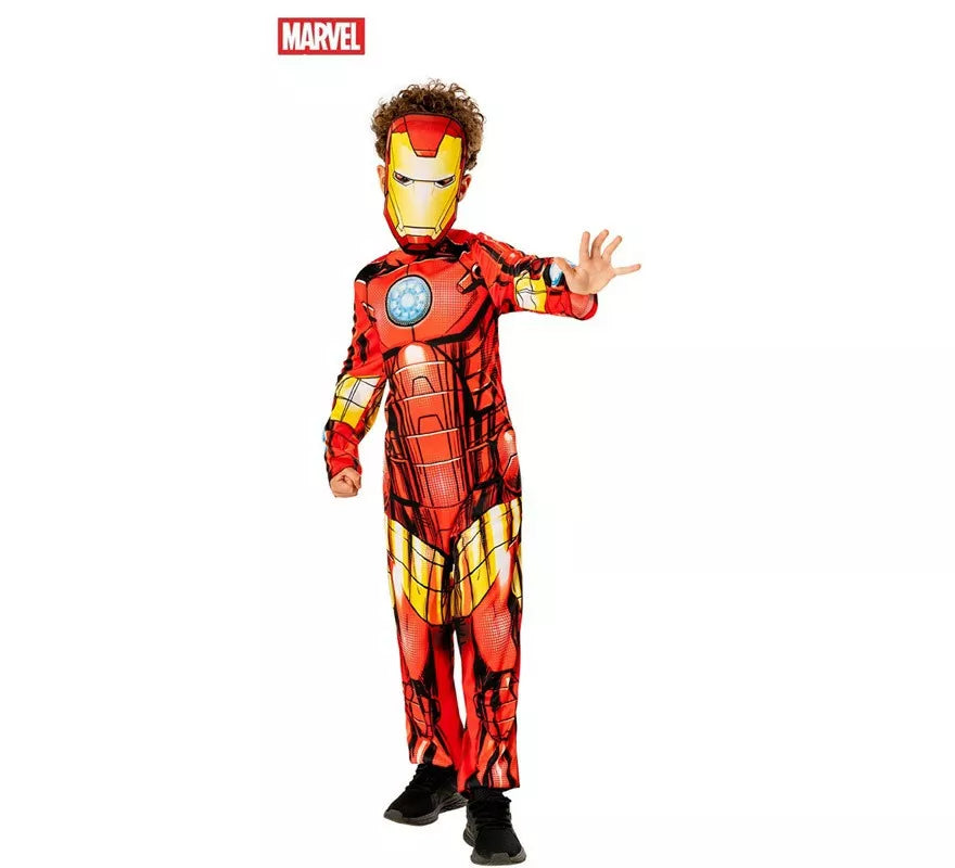 Translation missing: fr.Disfraz de Iron Man Green Col para niño