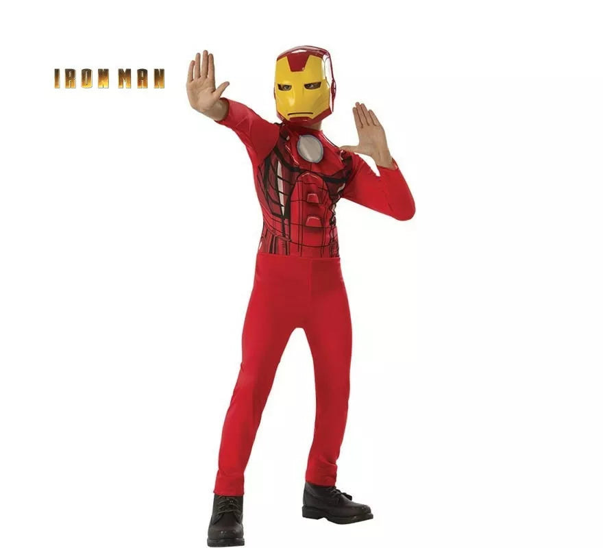 Translation missing: fr.Disfraz de Iron Man Opp con máscara en caja para niño