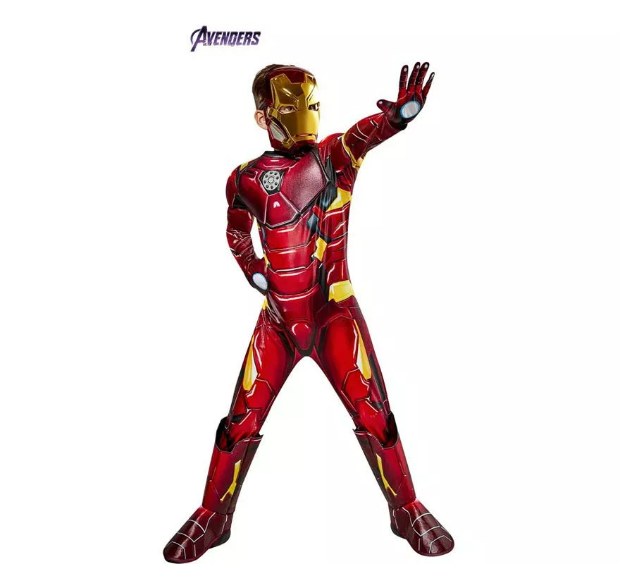 Translation missing: fr.Disfraz de Iron Man Premium rojo para niño