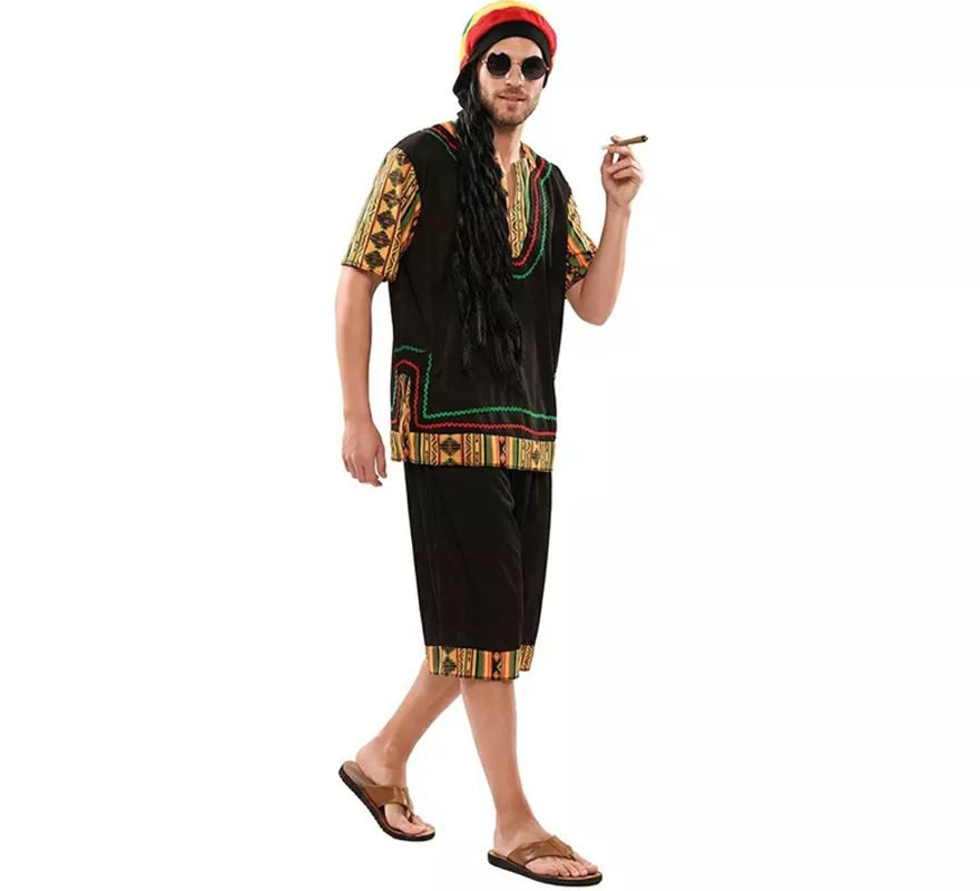 Translation missing: fr.Disfraz de Jamaicano Rasta para hombre