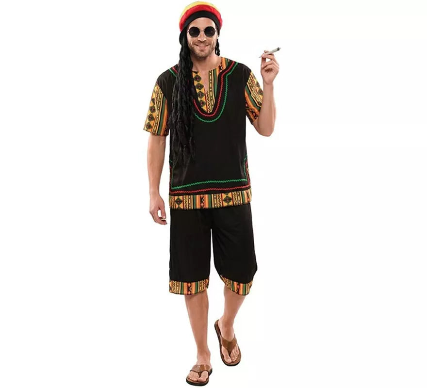 Translation missing: fr.Disfraz de Jamaicano Rasta para hombre