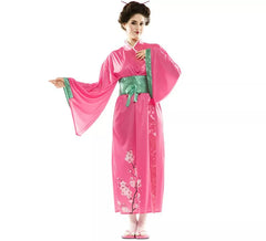 Déguisement de Japonaise Rose pour femme