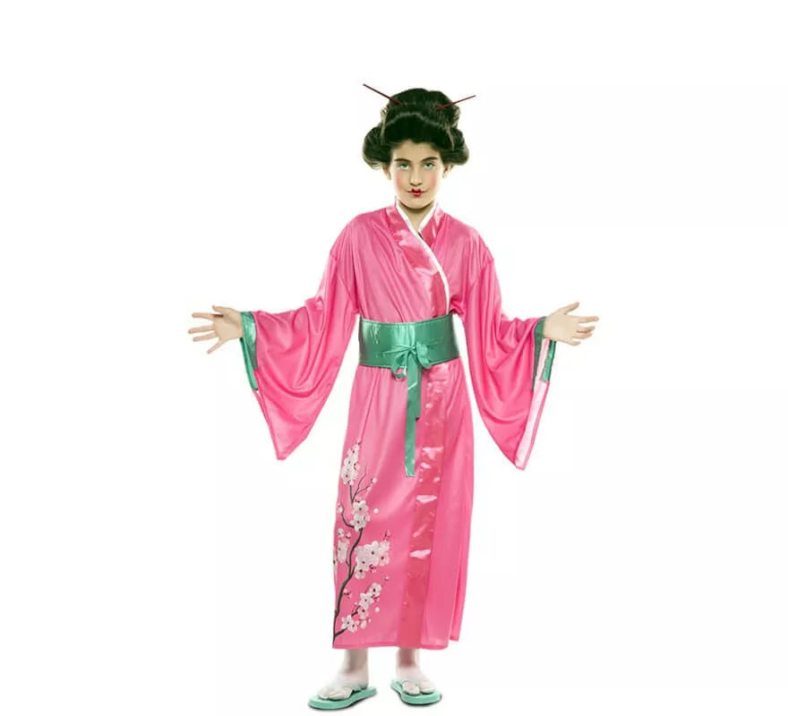 Translation missing: fr.Disfraz de Japonesa Rosa para niña