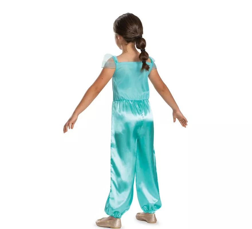 Translation missing: fr.Disfraz de Jasmin traje azul clásico para niña