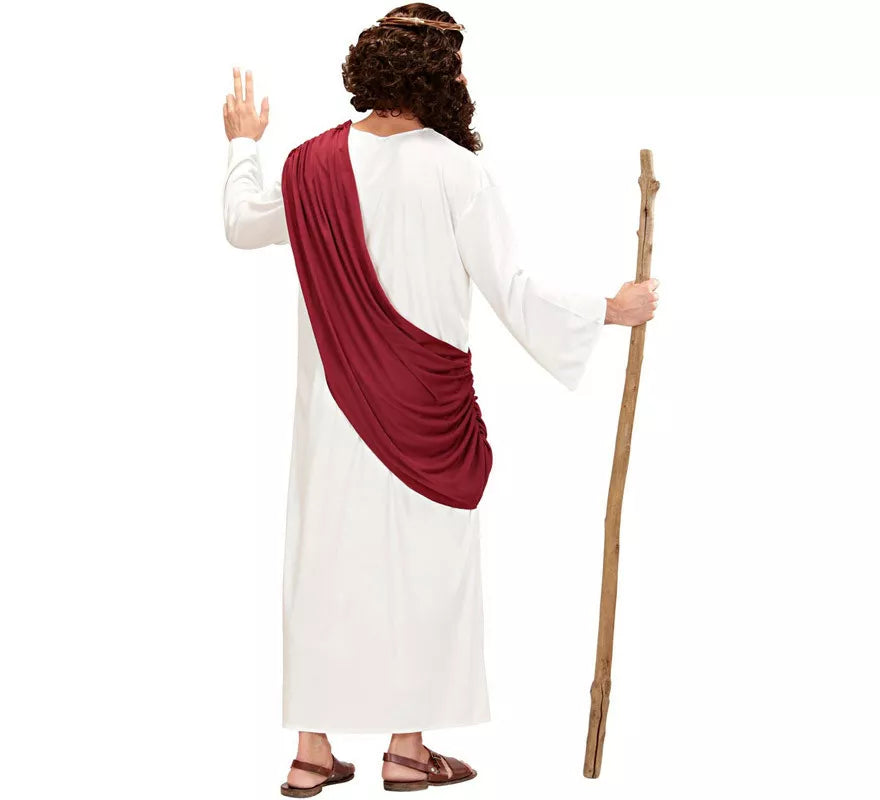 Translation missing: fr.Disfraz de Jesús El Mesías o Profeta con bastón para hombre