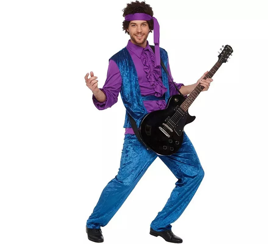 Translation missing: fr.Disfraz de Jimi Hendrix para hombre