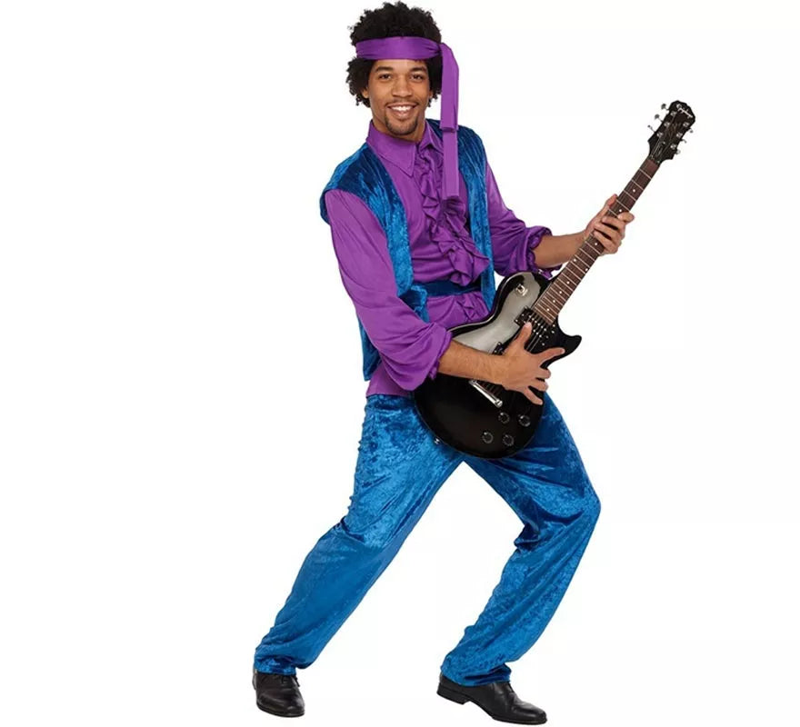 Translation missing: fr.Disfraz de Jimi Hendrix para hombre