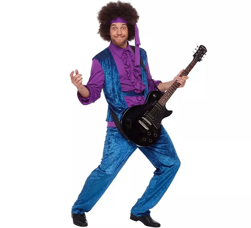 Translation missing: fr.Disfraz de Jimi Hendrix para hombre