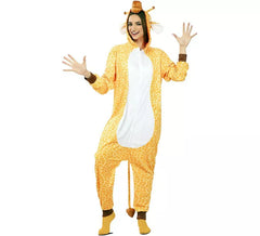 Costume de girafe Kugurumi avec capuche et oreilles pour adultes