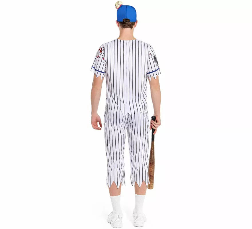Translation missing: fr.Disfraz de Jugador de Béisbol Zombie para hombre