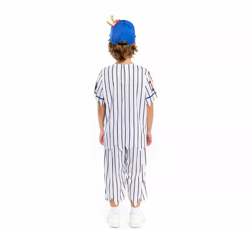 Translation missing: fr.Disfraz de Jugador de Béisbol Zombie para niño