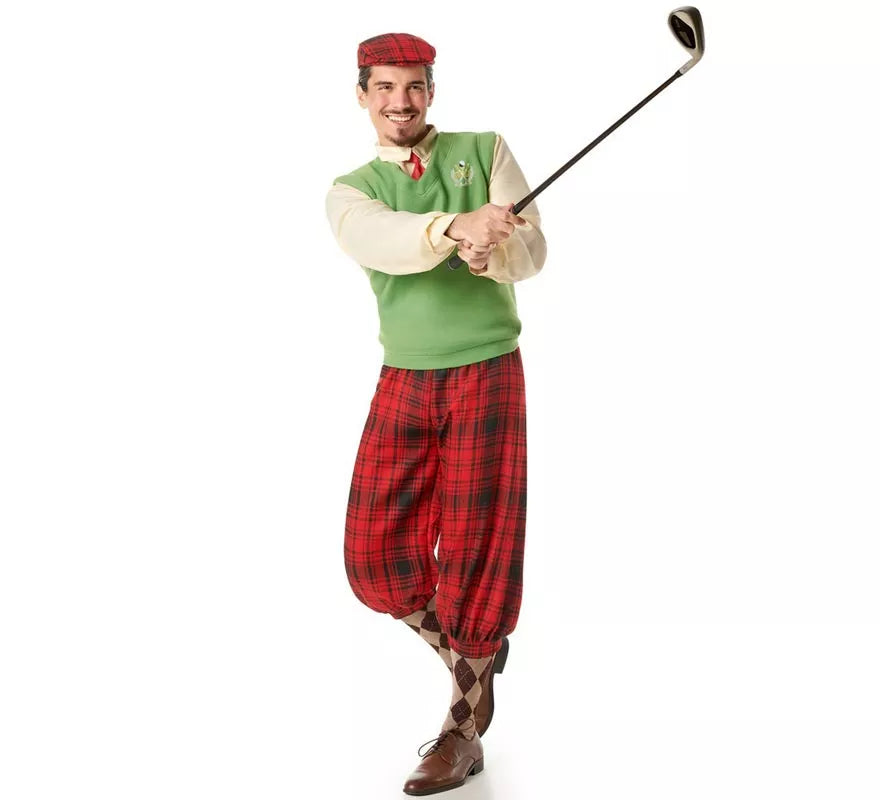 Disfraz de Jugador de Golf para hombre
