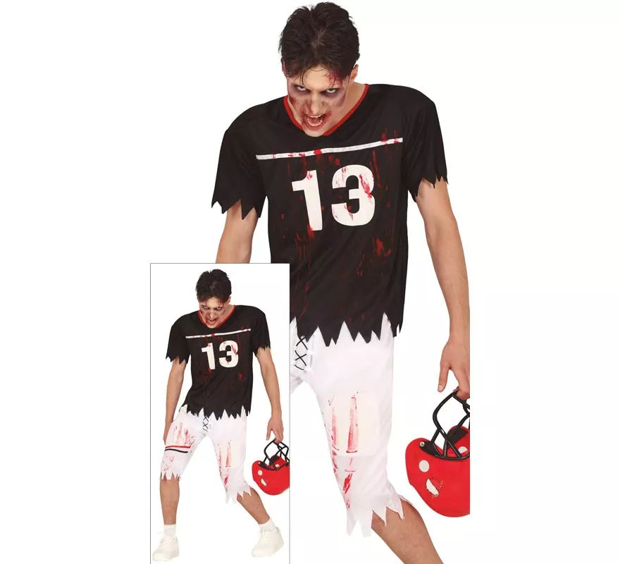 Disfraz de Jugador de Rugby Zombie