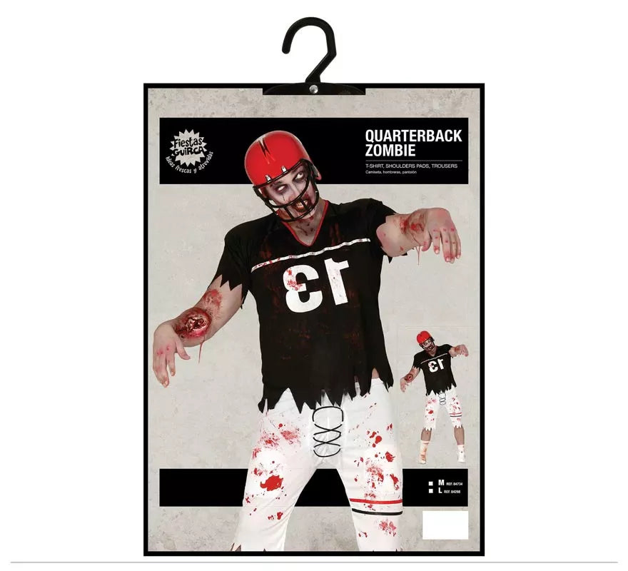 Disfraz de Jugador de Rugby Zombie