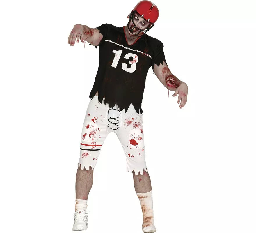 Disfraz de Jugador de Rugby Zombie