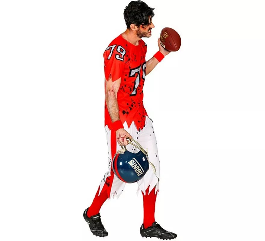 Disfraz de Jugador de Rugby Zombie para hombre