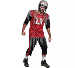 Déguisement zombie joueur de football américain homme