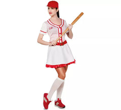 Déguisement de Joueuse de Beisbol Vintage pour femme