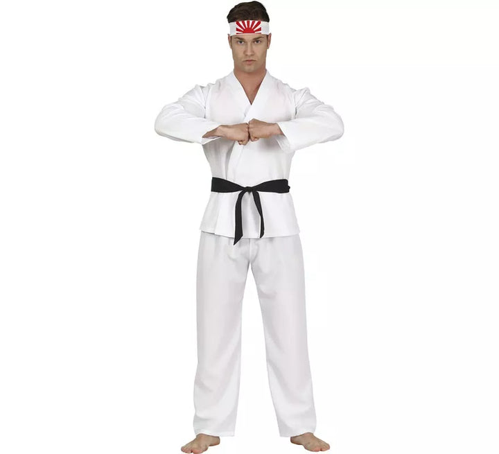 Disfraz de Karateca Blanco para Hombre