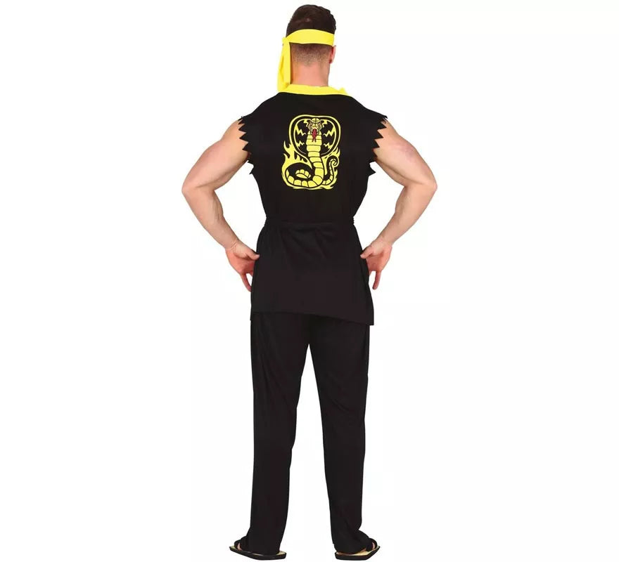 Disfraz de Karateca Negro para Hombre