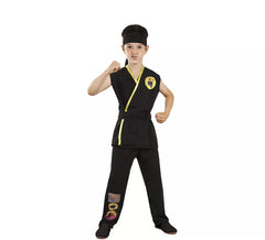 Déguisement Karatéka noir enfant