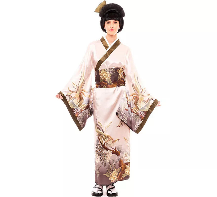 Translation missing: es.Disfraz de Kimono Japonés Tradicional color pastel para mujer