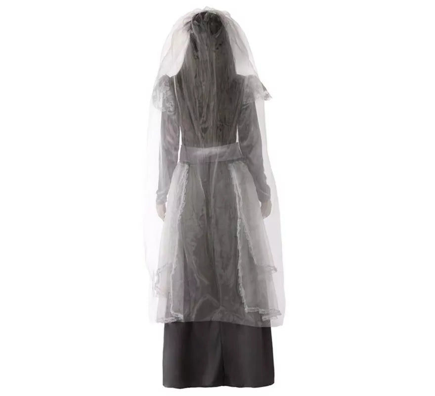 Translation missing: fr.Disfraz de La Llorona gris para mujer