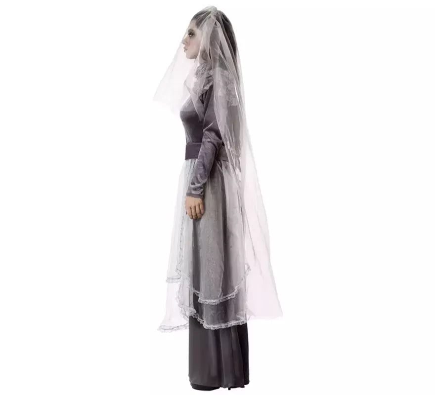 Translation missing: fr.Disfraz de La Llorona gris para mujer