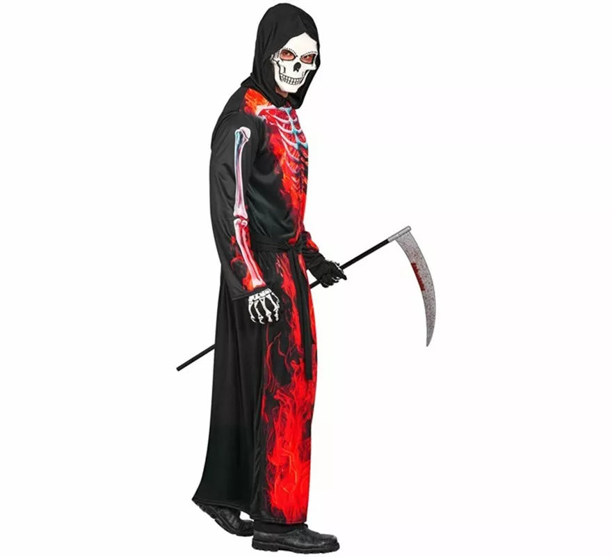 Translation missing: fr.Disfraz de la Muerte Ardiente con Máscara para hombre