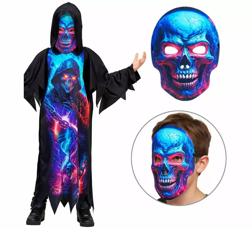 Translation missing: fr.Disfraz de la Muerte Fluorescente para niños