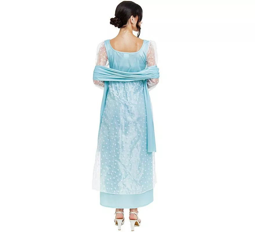 Translation missing: fr.Disfraz de Lady Inglesa azul celeste para mujer