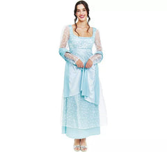Déguisement de Dame anglaise bleu clair femme