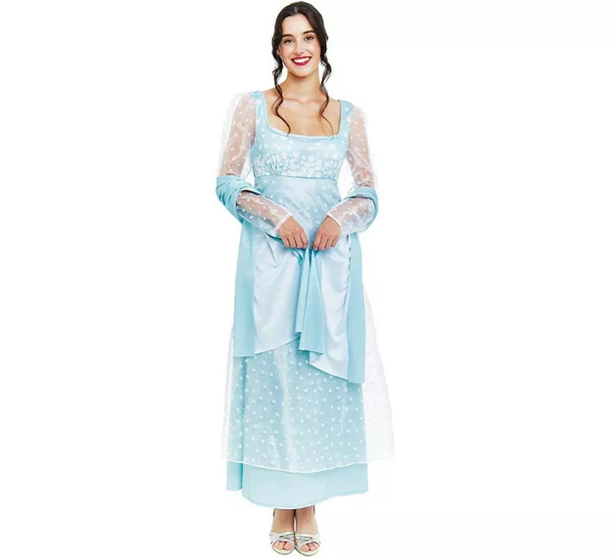 Translation missing: fr.Disfraz de Lady Inglesa azul celeste para mujer