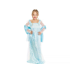 Déguisement de Dame anglaise bleu clair fille